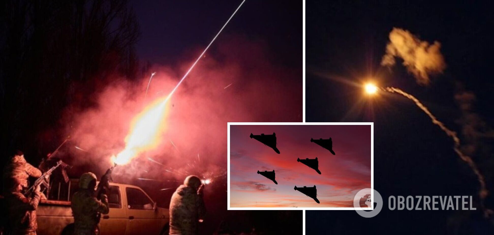Силы ПВО ночью сбили более 20 вражеских целей, которые направлялись на Киев: такой массированной атаки не было с весны