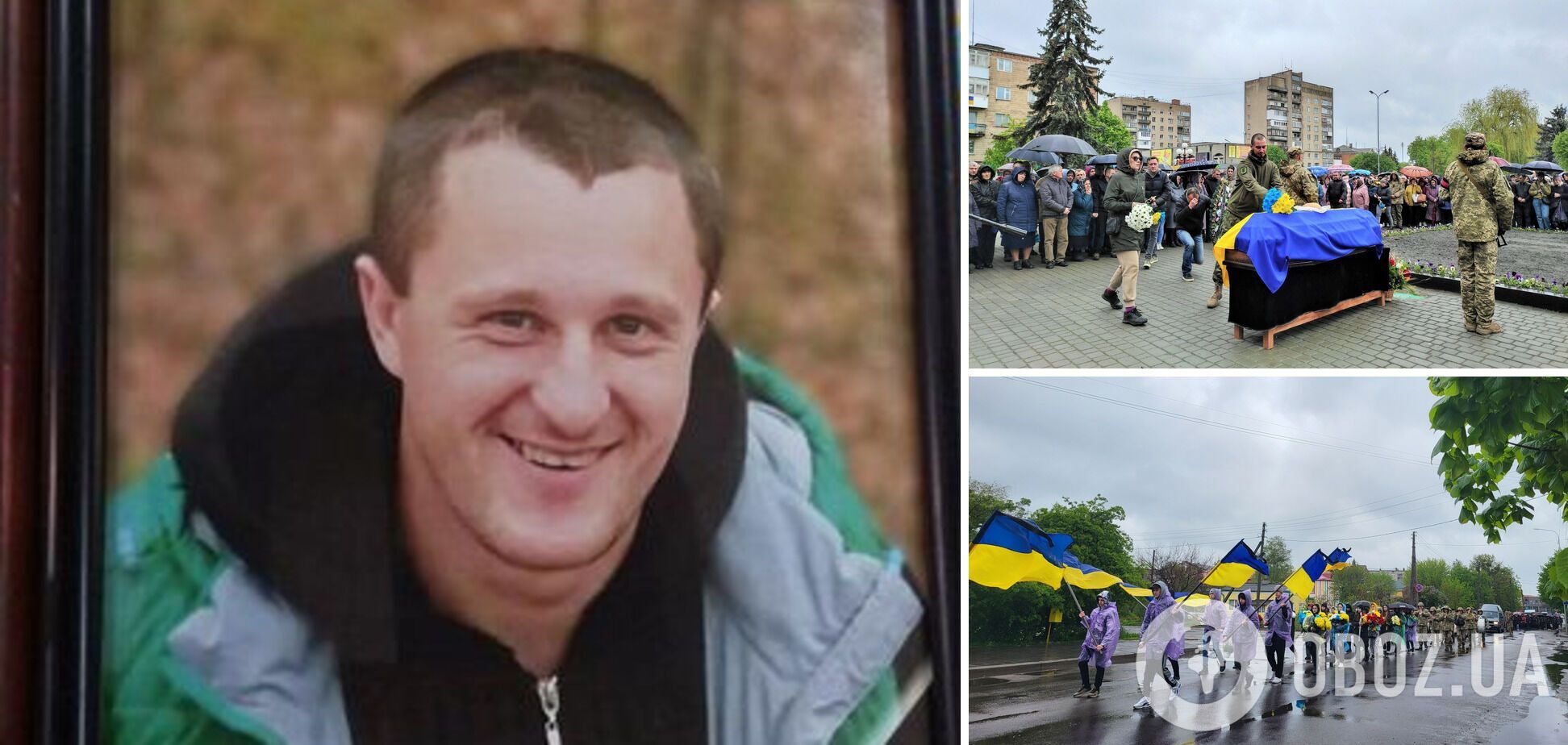 'Никто не сдерживал слез': в Ковеле простились с погибшим в боях за Украину защитником, у которого осталось двое сыновей. Фото
