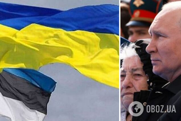 'Путін – воєнний злочинець': в Естонії влаштували знакову акцію на 9 травня, викликавши обурення у росіян. Фото