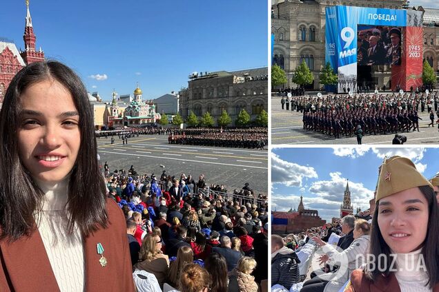 Чемпіонка ОІ з Росії 'з інтелектом пральної машинки' захопилася парадом у Москві та 'елітами країни'