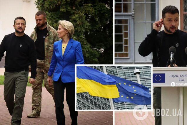 Боеприпасы для Украины и перспективы членства в ЕС: Зеленский и Урсула фон дер Ляйен провели переговоры в Киеве