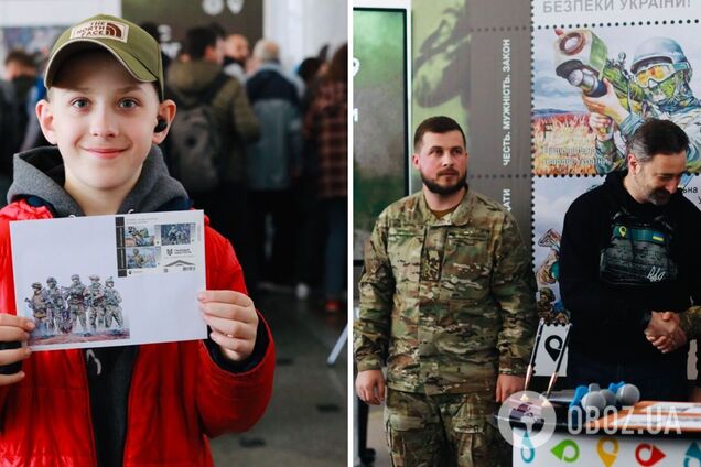 В Україні ввели в обіг поштову марку, присвячену 'Гвардії наступу'. Фото
