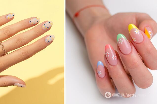 Нігті в квіточку чи горошок? Найромантичніші дизайни манікюру весни 2023. Фото