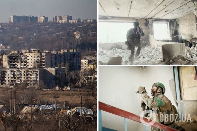 'Точно в окно': в сети показали фрагмент боя в городской застройке Бахмута. Видео