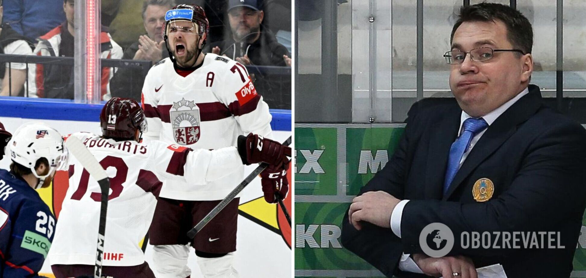 Чемпіон РФ з хокею назвав 'бронзу' Латвії на ЧС-2023 'більшою мірою заслугою' Росії