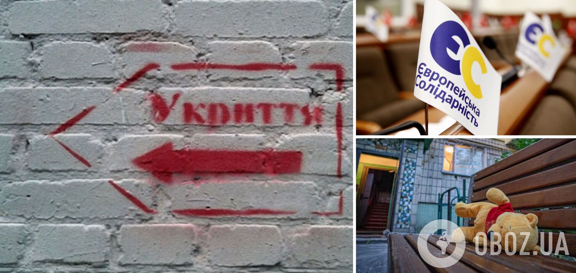 'Євросолідарність' у Київраді закликала покарати посадовців, відповідальних за роботу укриттів