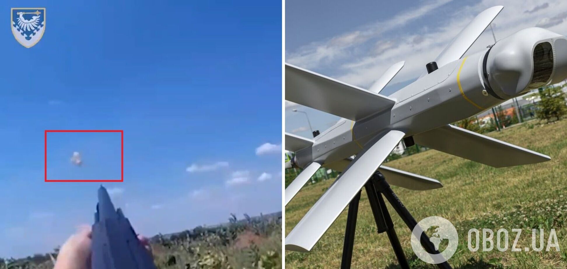 Збили зі стрілецької зброї: ЗСУ знищили російський ударний дрон 'Ланцет'. Відео