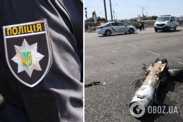 Одни из первых на месте происшествия: появилось видео, как патрульные оказывают помощь людям во время ночного обстрела в Киеве