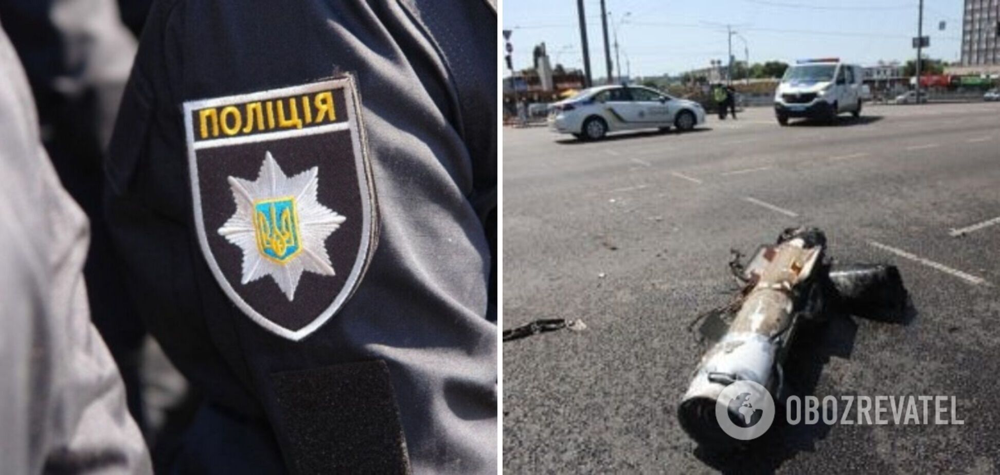 Одни из первых на месте происшествия: появилось видео, как патрульные оказывают помощь людям во время ночного обстрела в Киеве