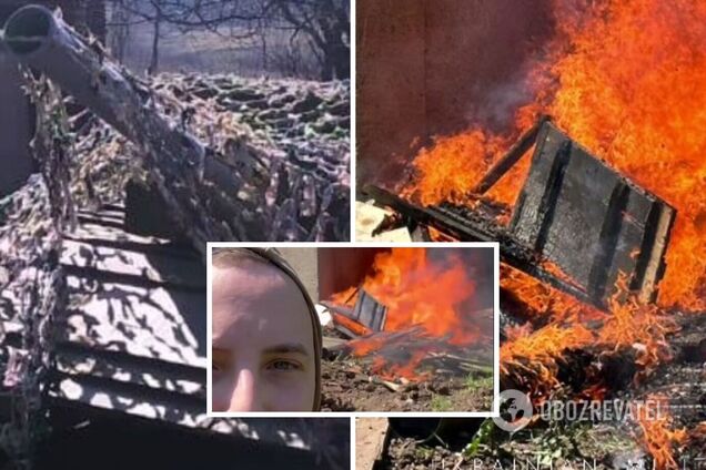 Оккупанты уничтожили деревянный танк-наживку и порадовали ВСУ своей глупостью. Видео