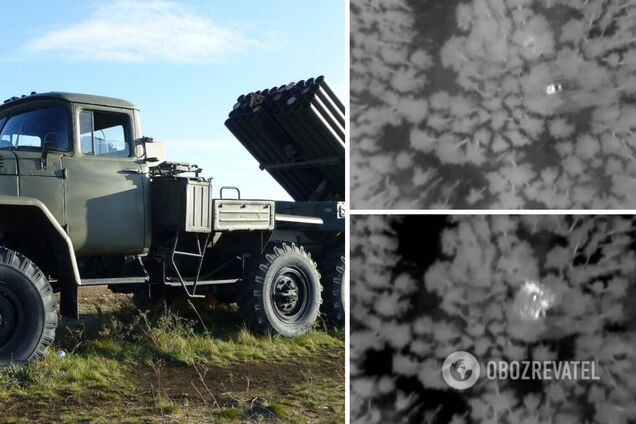 Бійці аеророзвідки знищили ворожий 'Град' у Харківській області. Відео