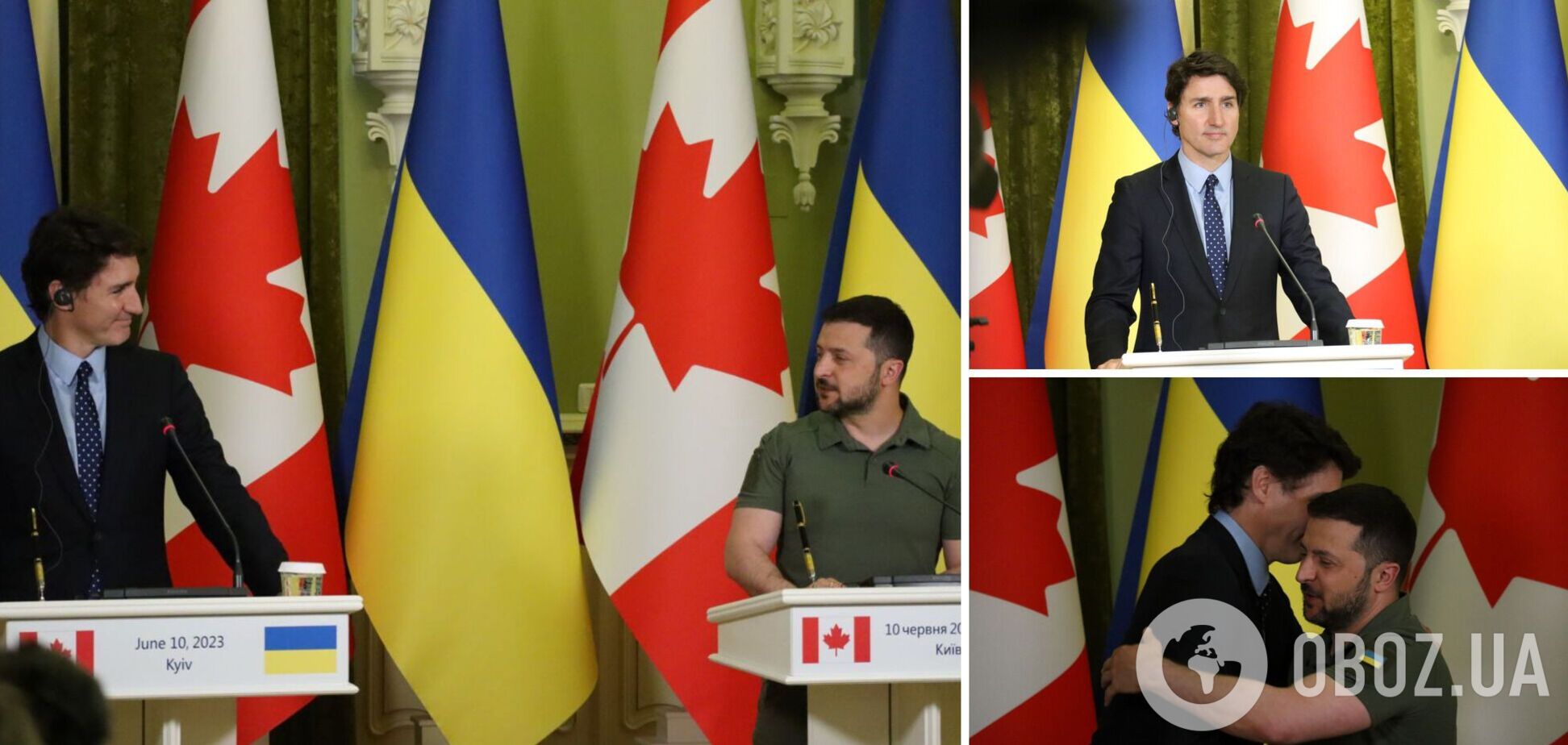 Джастін Трюдо та Володимир Зеленський знову зустрілися у Києві