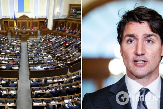 'Вы сражаетесь за будущее всех нас': премьер-министр Канады Трюдо выступил в Верховной Раде