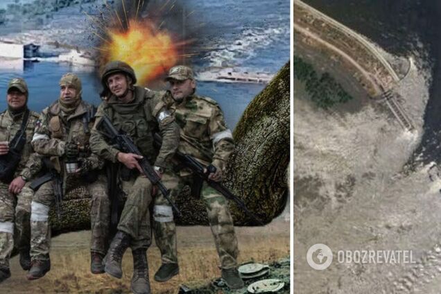 Смыло с позиций на левобережье Херсона: в Белозерке к берегу прибило трупы российских военных. Фото 18+