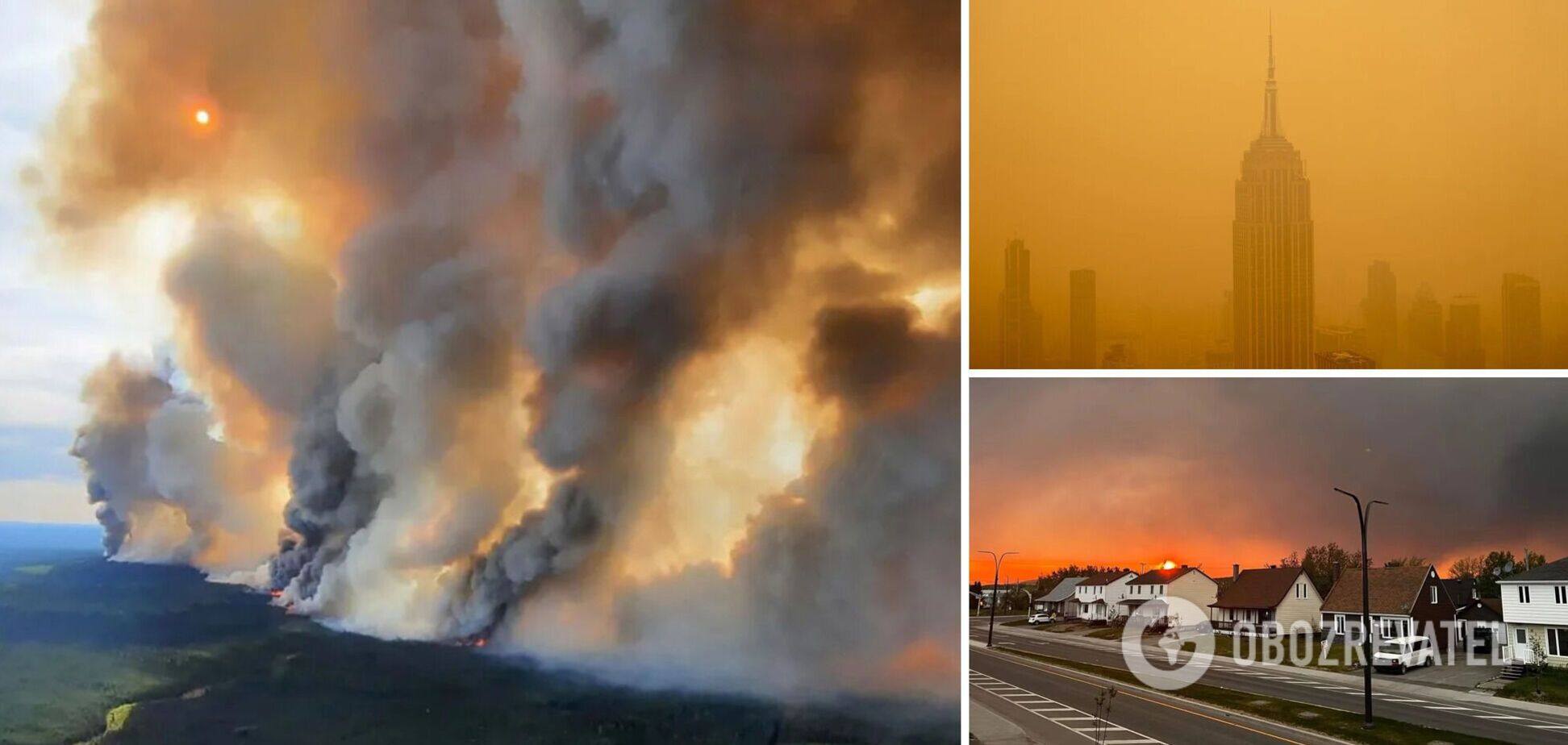 Дым от пожаров в Канаде, превративший Нью-Йорк в ад, дошел до Европы