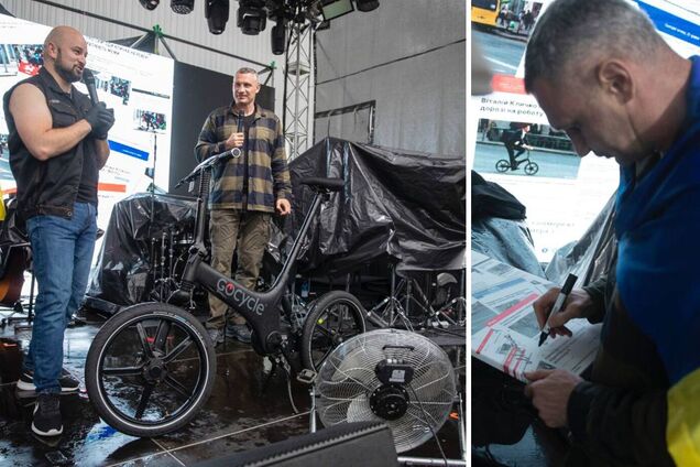 Виталий Кличко продал велосипед за 350 тысяч гривен