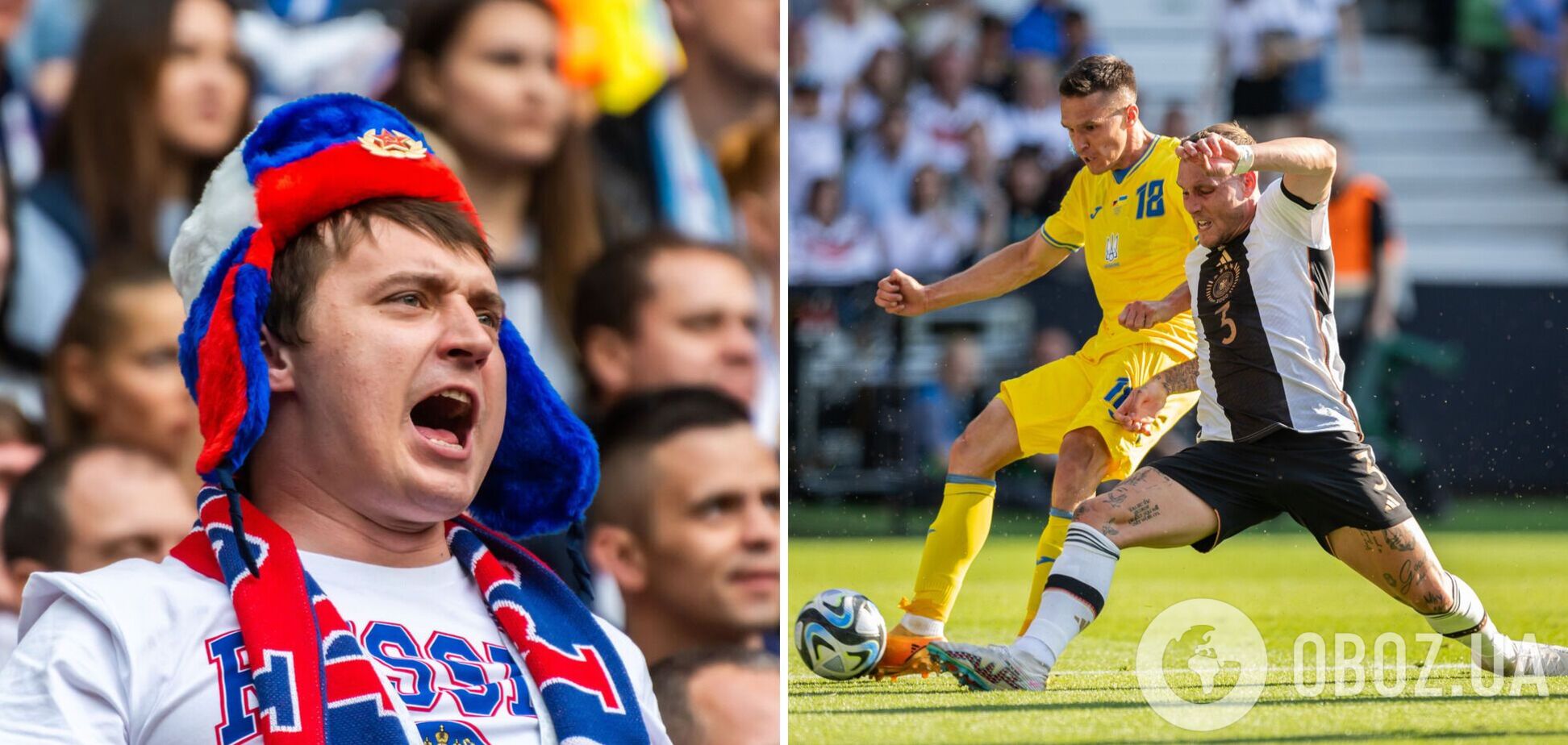 'Смешно от спектакля. Так нагло': российские болельщики набросились с обвинениями на Украину и Германию