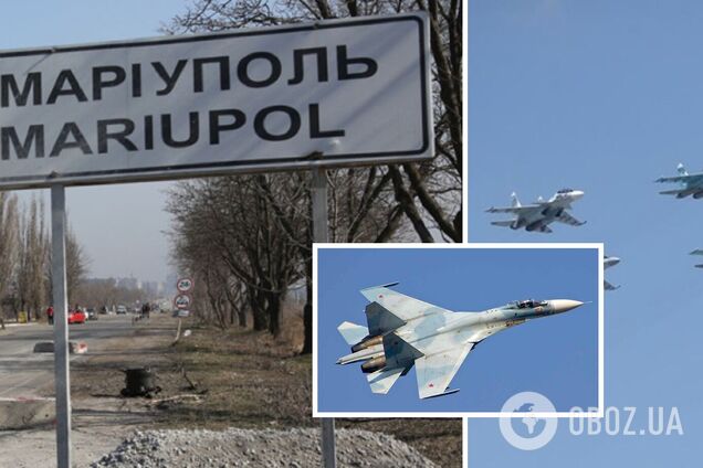 Бойові гвинтокрили і літаки: у небі над Маріуполем спостерігають високу активність російської авіації