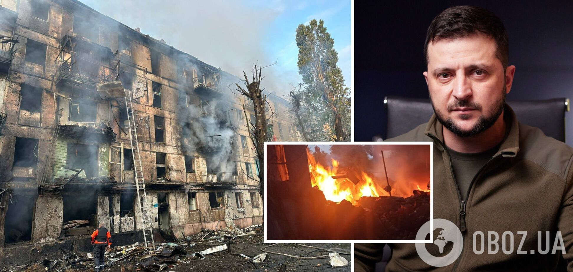 'Никогда не будет прощения террористам': Зеленский отреагировал на удары РФ по Кривому Рогу