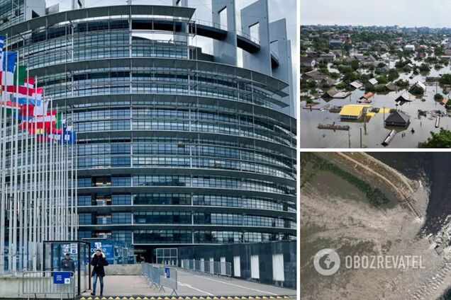 'Военное преступление, которое должно получить последствия': Европарламент осудил подрыв Каховской ГЭС Россией