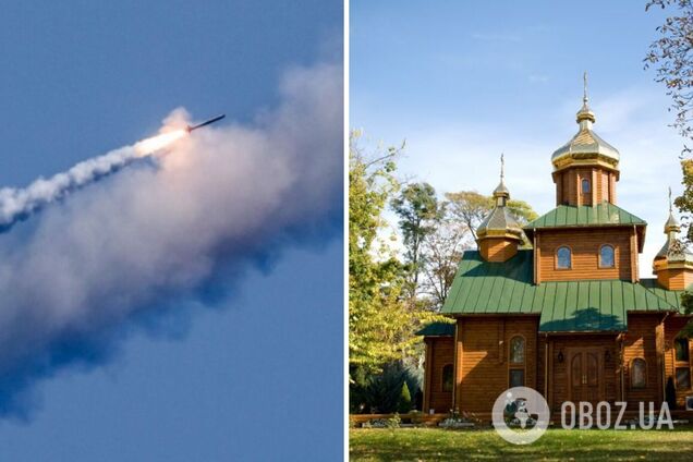 Разбитые иконы и обломки везде: в Одессе взрывной волной во время ракетного удара РФ повредило храм. Видео