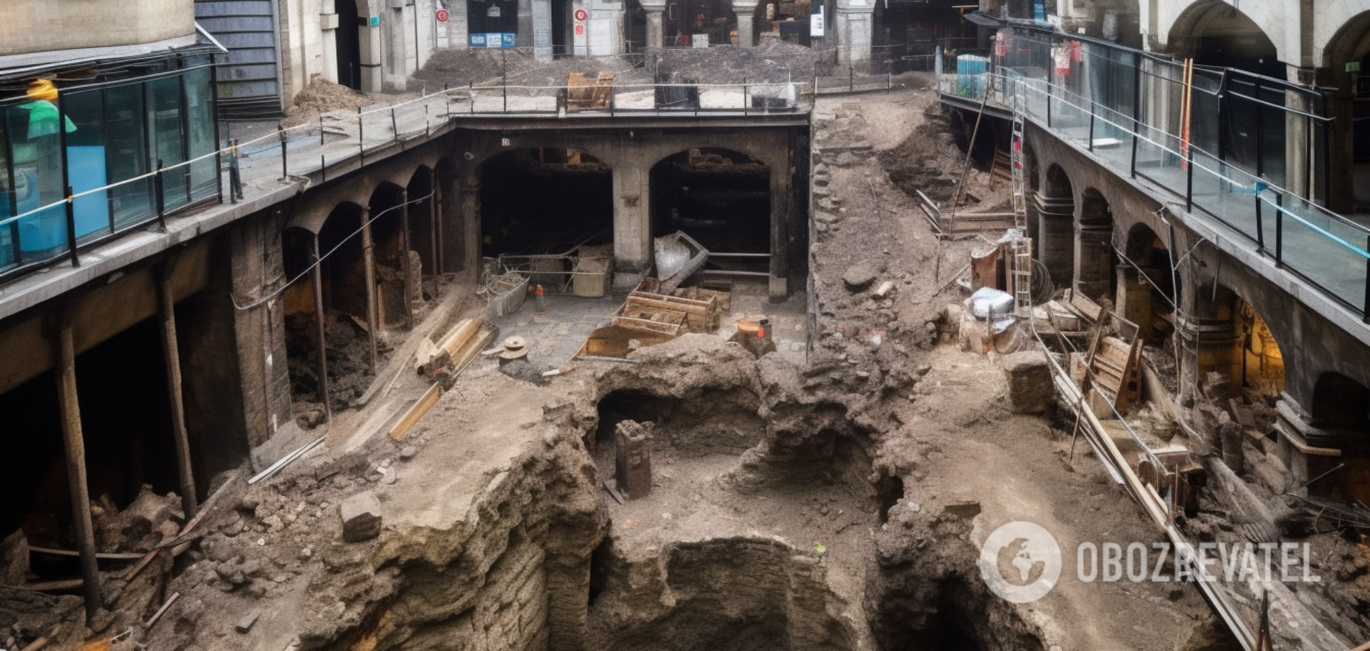 В центре Лондона был найден уникальный римский мавзолей. Фото раскопок