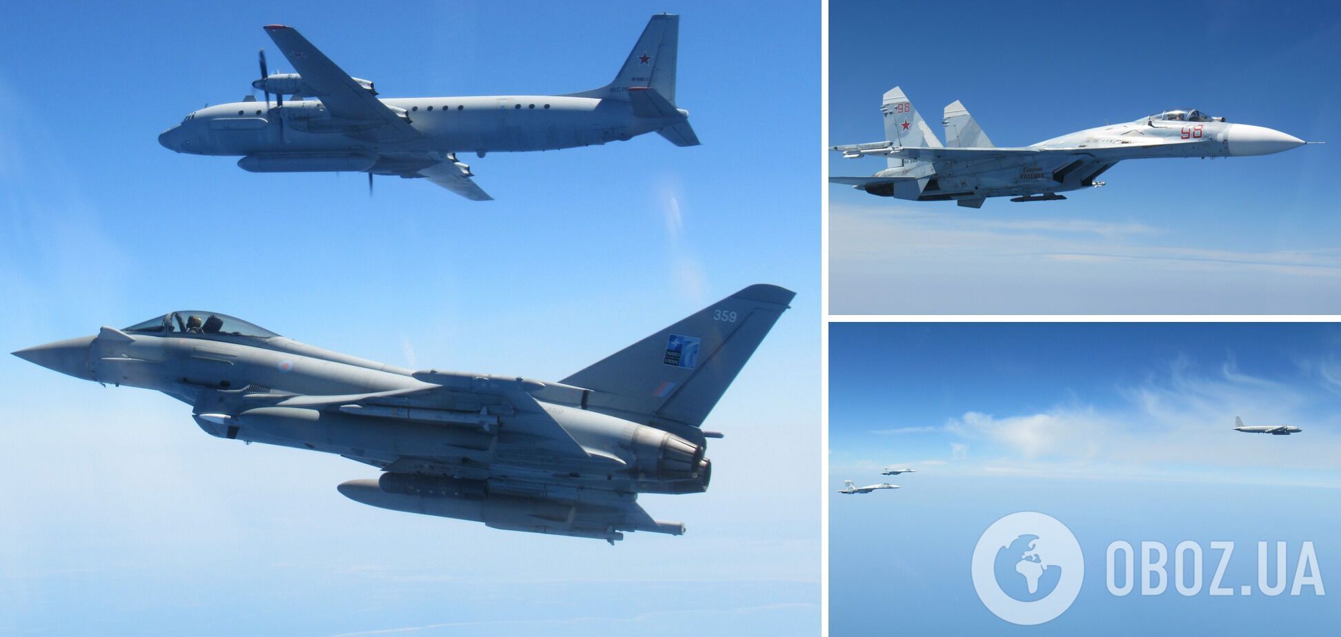 Россия устроила новую провокацию: истребители Британии перехватили самолеты РФ у воздушного пространства НАТО