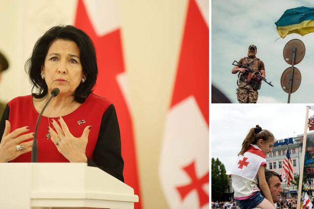 Президент Грузии заявила, что может помочь Украине только солидарностью, и оправдалась