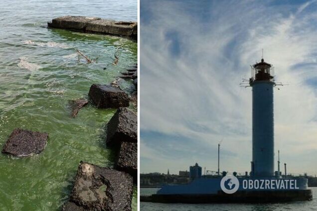 Уже не Черное: море в Одессе 'зацвело' токсичными бактериями, специалисты объяснили причину. Фото