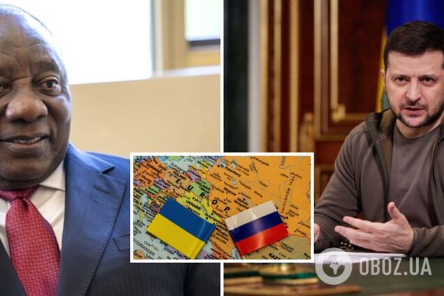 Зеленский и президент ЮАР обсудили 'мирный план' для Украины: Рамафоса раскрыл детали инициативы