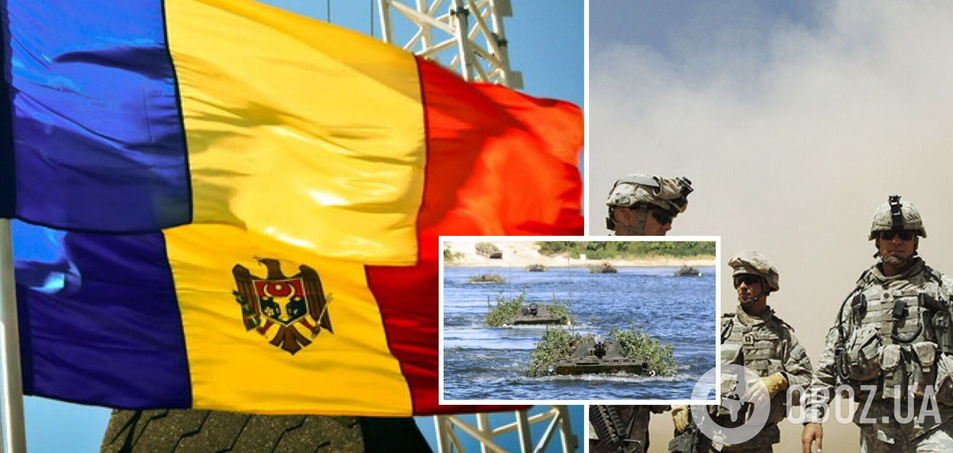 Придністров’ю приготуватись? На кордоні Молдови військові тренуються форсувати річки на західних танках