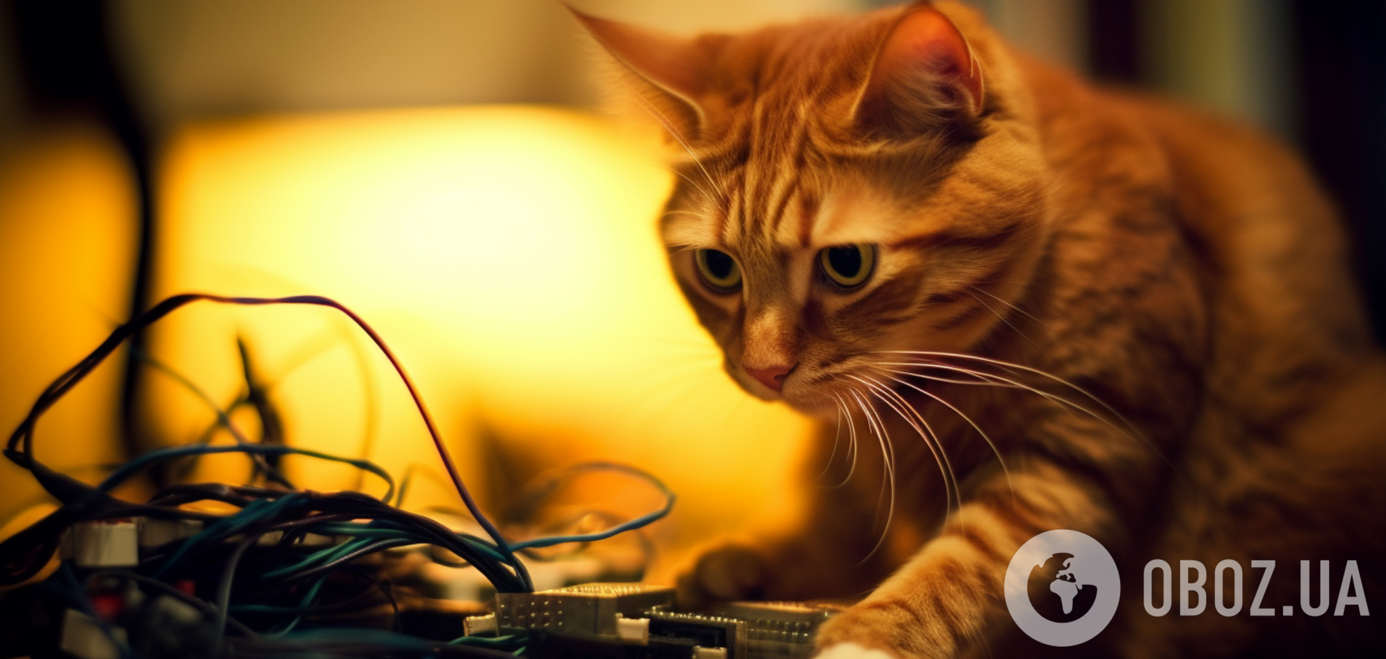 Как сделать, чтобы коты не грызли провода от техники: хитрый способ