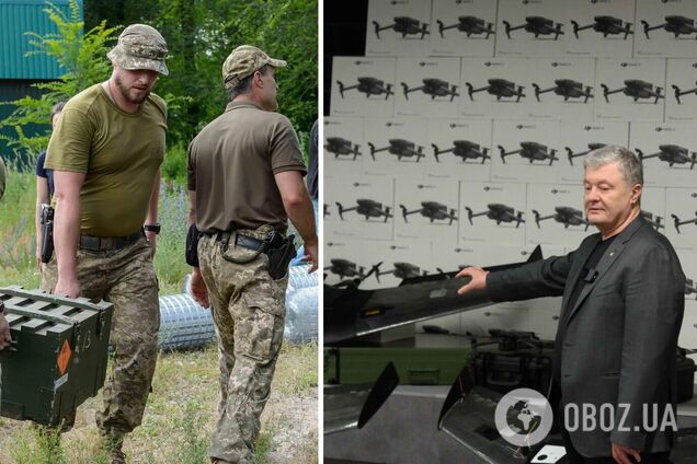 Десантники получили от Порошенко тысячи фугасных снарядов с 'приветами' для врага