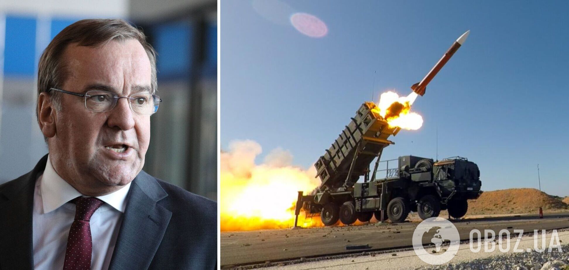 Германия предоставит Украине ракеты для Patriot: Писториус выступил с заявлением