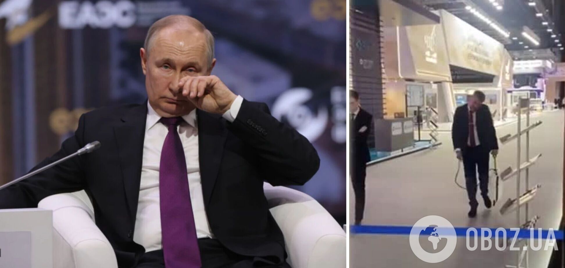 Интернет заглушили, пол продезинфицировали: на форуме в Санкт-Петербурге по-особому подготовились к визиту Путина. Видео