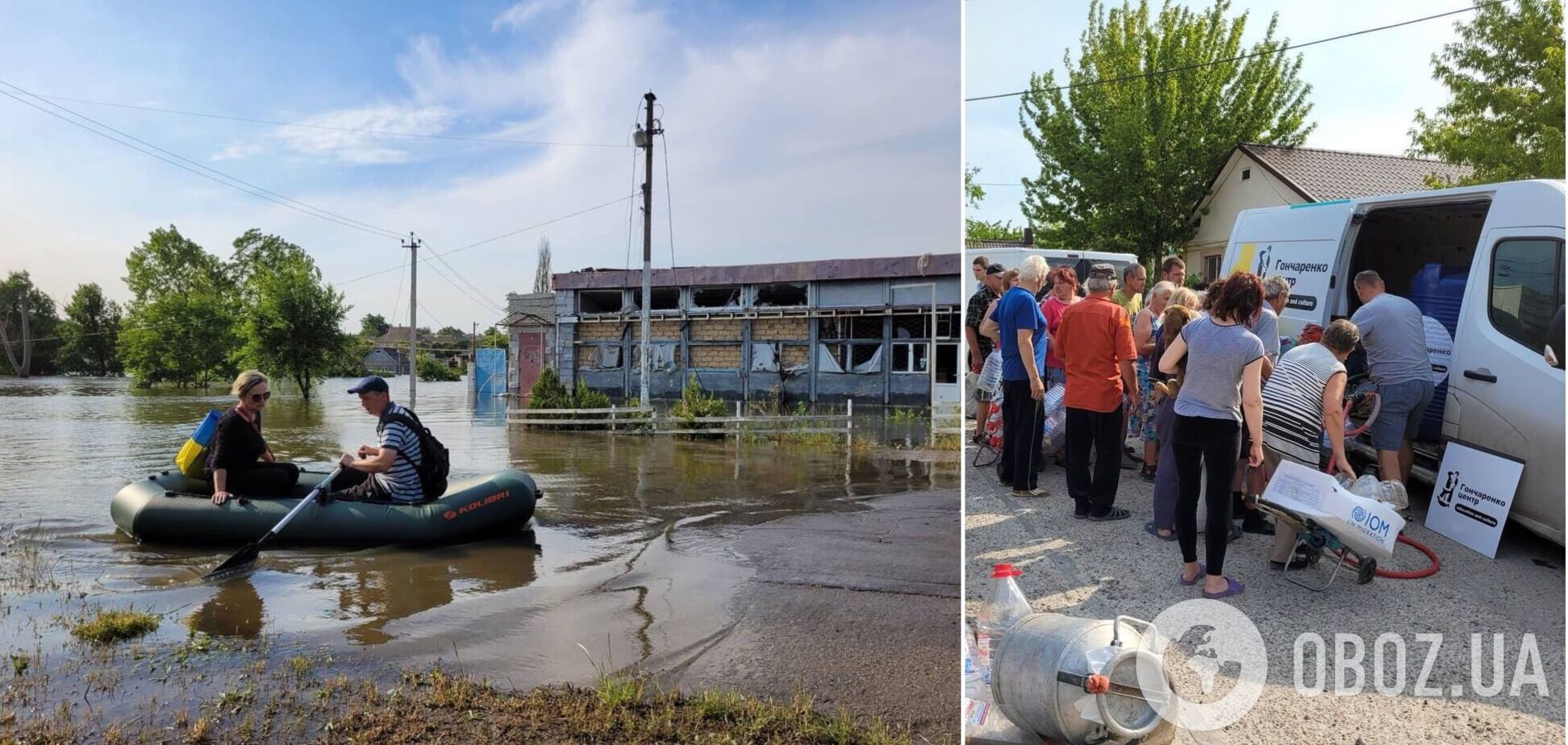 Волонтери 'Гончаренко центрів' відправили гуманітарні вантажі для підтоплених сіл Херсонщини