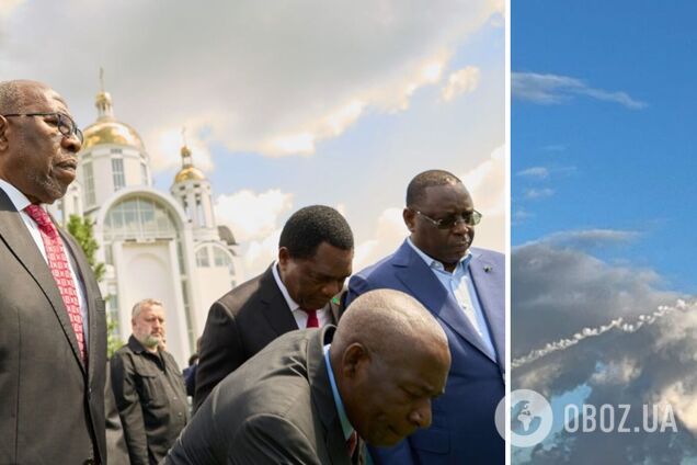 'Давайте вже по Банковій': росіяни зраділи ударам по Києву під час візиту президента ПАР, а потім швидко 'перевзулись'