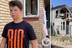 'Перша думка – прилетіло в наш будинок': 13-річний хлопчик розповів, як пережив атаку РФ на Київщину. Фото і відео