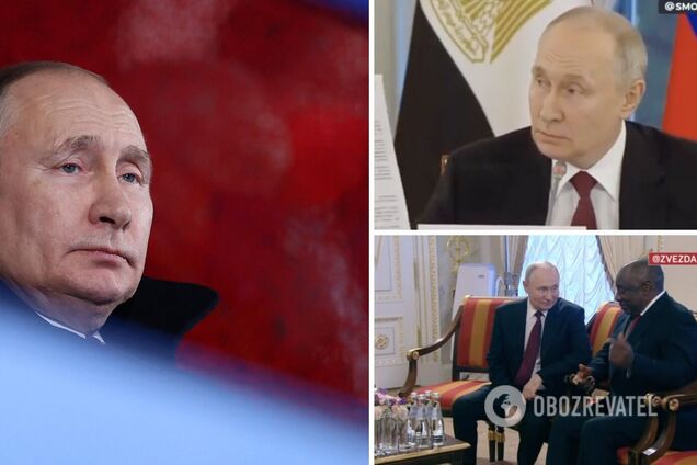 'Викинули на смітник історії': Путін поскаржився африканській делегації, що Україна і Захід ігнорують його 'мирний план'. Відео