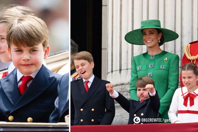 Пятилетний принц Луи снова стал звездой масштабного парада в Лондоне. Забавные фото королевского внука