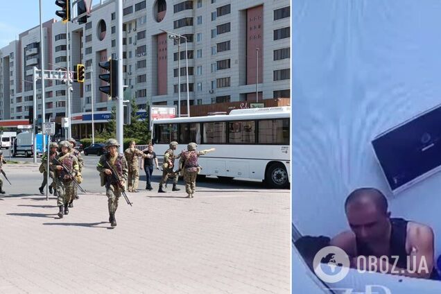 У Казахстані озброєний чоловік взяв у заручники людей у відділенні банку: злочинця затримали