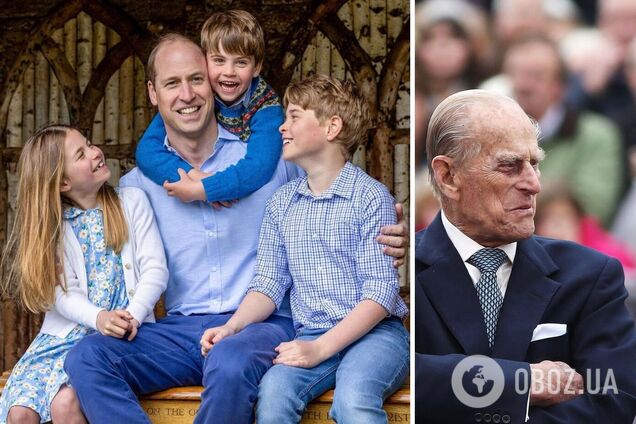 Королівська родина зворушила привітаннями до Дня батька: Вільям показав новий портрет з дітьми, а Чарльз — архівне фото з Філіпом