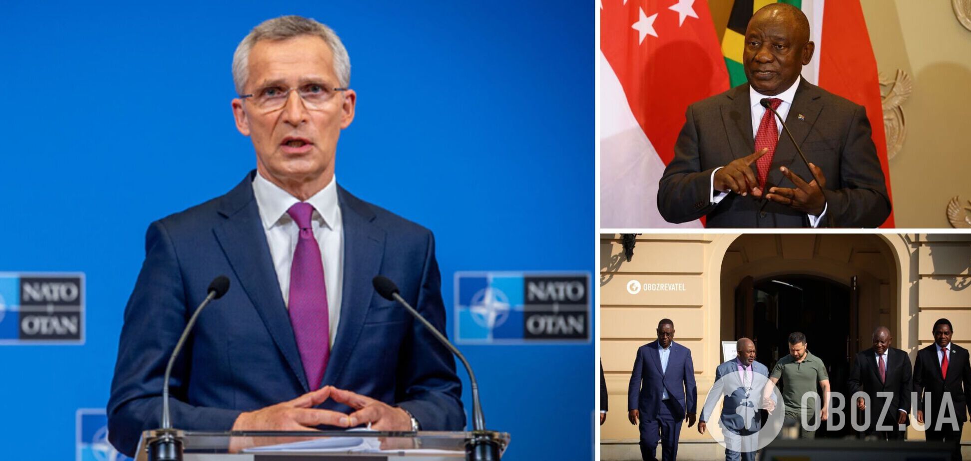 Генсек НАТО дал оценку африканскому 'мирному плану для Украины'