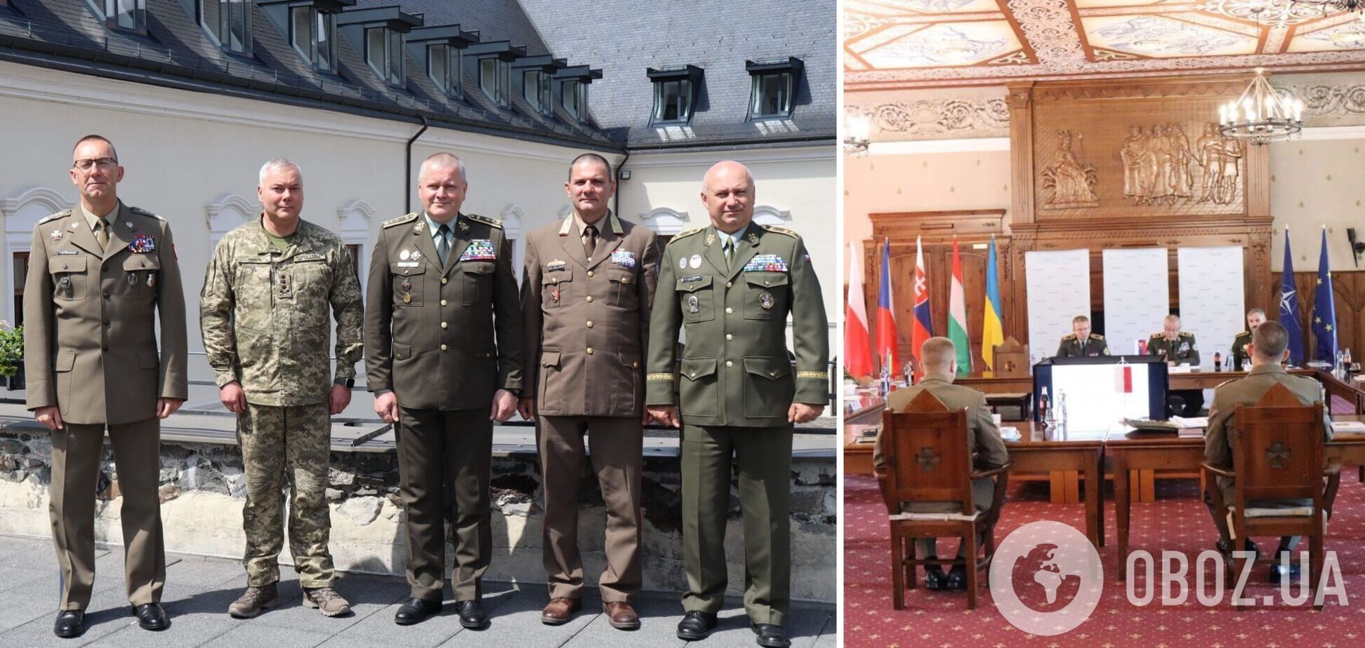 Делегація ЗСУ та Наєв домовилися про військову співпрацю зі Збройними силами країн Вишеградської четвірки