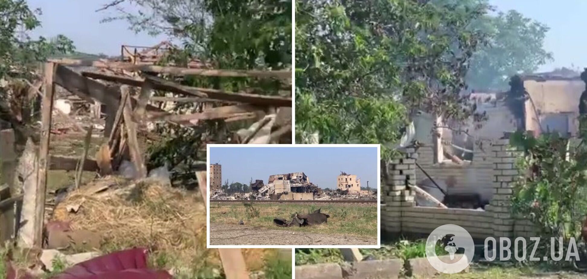 'Просто в пух і прах': у мережі показали знищений воїнами ЗСУ склад боєкомплекту під окупованим Генічеськом. Відео