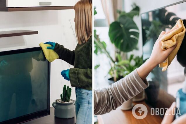 Чем можно вытирать экран телевизора: советы для разных моделей