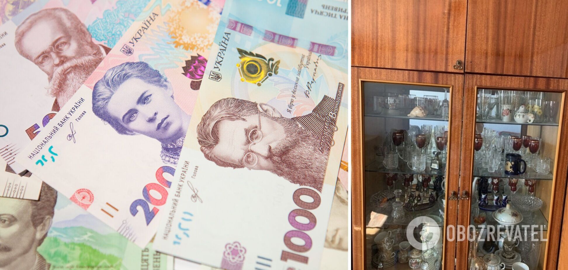Сервант із посудом продають за 40 тис. грн