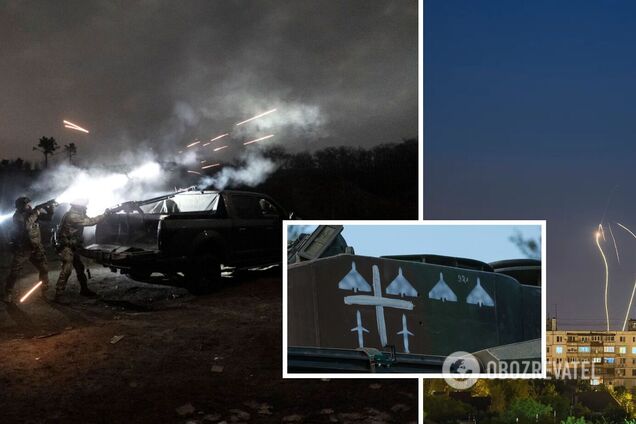 Силы ПВО за сутки уничтожили четыре ракеты и четыре дрона РФ