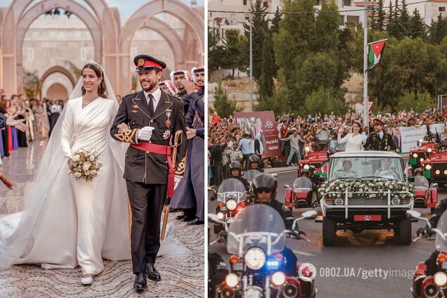 Наследный принц Иордании устроил громкую свадьбу, которую праздновала вся страна. Фото и видео с церемонии