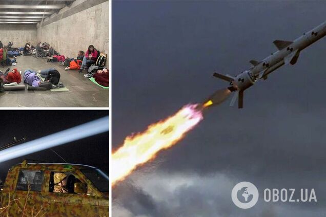 Россия снова атаковала Украину: в Киеве сработала ПВО, в области есть повреждения и пострадавшие. Фото